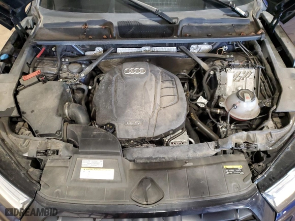 2020 Audi Q5 Premium with VIN WA1ANAFY5L2086112, listed as a Copart auction lot 51587865 with 57,984 mi miles and Salvage Title. Bid and sale history available at carsss.com. Image 12.
