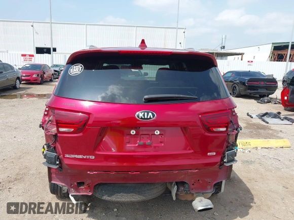 2019 Kia Sorento LX with VIN 5XYPG4A3XKG527468, listed as a IAAI auction lot 41904631 with 93,525 mi miles. Bid and sale history available at carsss.com. Image 17.