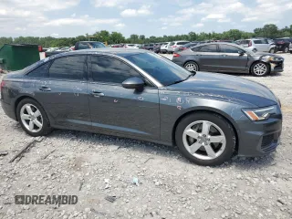 2019 Audi A6 Premium Plus with VIN WAUL2AF25KN091887, listed as a Copart auction lot 61191015 with 87,335 mi miles and Non repairable. Bid and sale history available at DreamBid. Image 4.