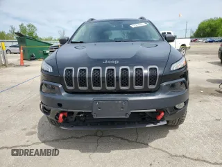 2017 Jeep Cherokee Trailhawk z VIN 1C4PJMBS2HW546180, wystawiony jako Copart lot #55274225 z przebiegiem 116 351 mil mil oraz Szkoda całkowita • Salvage title. Historia ofert i sprzedaży dostępna na DreamBid. Obrazek 5.