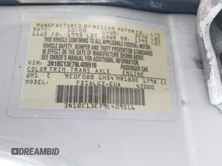 2009 Nissan Versa S z VIN 3N1BC13E79L409516, wystawiony jako IAAI lot #42418294 z przebiegiem 207 001 mil mil oraz . Historia ofert i sprzedaży dostępna na DreamBid. Obrazek 9.