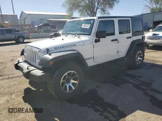 2014 Jeep Wrangler Unlimited Rubicon with VIN 1C4BJWFG0EL222542, listed as a Copart auction lot 54605535 with 108,463 mi miles and Salvage title. Bid and sale history available at DreamBid. Image 1.