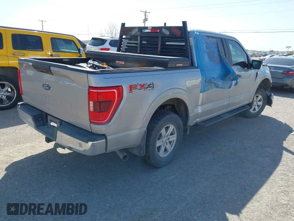 2021 Ford F-150 XL with VIN 1FTFW1E53MKE45734, listed as a IAAI auction lot 41984643 with 47,403 mi miles. Bid and sale history available at carsss.com. Image 4.