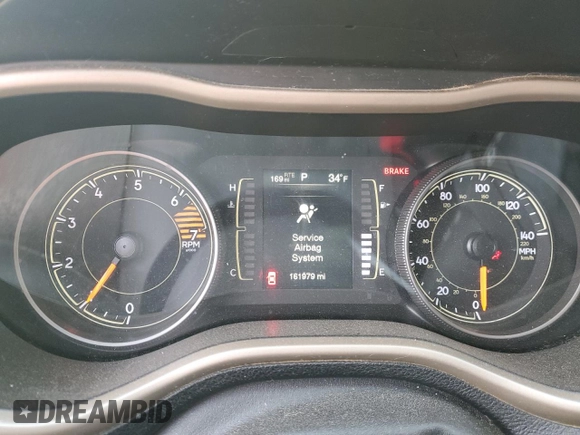 2018 Jeep Cherokee Latitude with VIN 1C4PJLCB7JD539767, listed as a Copart auction lot 87133824 with 161,979 mi miles and Salvage Title. Bid and sale history available at carsss.com. Image 9.
