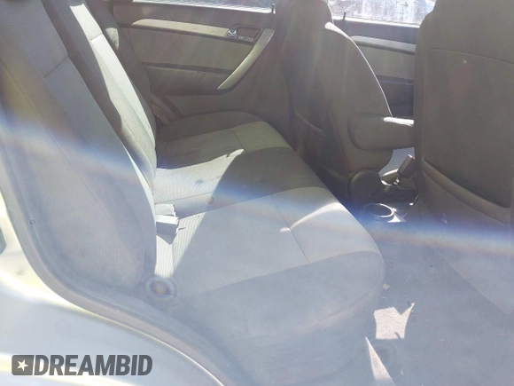 2009 Chevrolet Aveo 1LT with VIN KL1TD66E99B630907, listed as a IAAI auction lot 41378480 with 102,906 mi miles and . Bid and sale history available at DreamBid. Image 8.