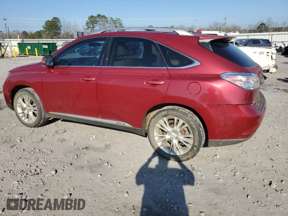 2010 Lexus RX 450h with VIN JTJBC1BA8A2408678, listed as a Copart auction lot 46742485 with 166,685 mi miles and Clean Title. Bid and sale history available at DreamBid. Image 2.