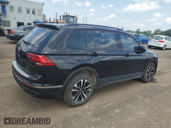 2023 Volkswagen Tiguan S with VIN 3VVFB7AX5PM082907, listed as a Copart auction lot 63643445 with 36,521 mi miles and Salvage title. Bid and sale history available at DreamBid. Image 3.