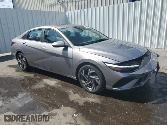 2025 Hyundai Elantra SEL Convenience with VIN KMHLS4DG3SU885551, listed as a Copart auction lot 54754125 with 11,446 mi miles and Clean Title. Bid and sale history available at DreamBid. Image 4.