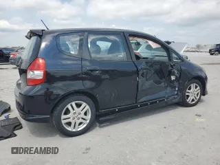 2008 Honda Fit Sport with VIN JHMGD386X8S034118, listed as a Copart auction lot 54849035 with 128,473 mi miles and Clean Title. Bid and sale history available at carsss.com. Image 3.