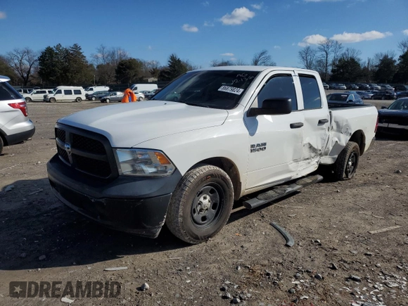 2017 Ram 1500 Express with VIN 1C6RR6FG8HS639089, listed as a Copart auction lot 86879824 with 129,227 mi miles and Salvage title. Bid and sale history available at DreamBid. Image 1.
