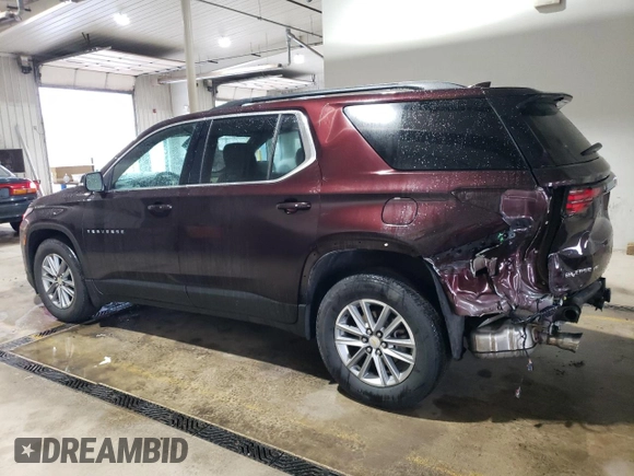 2022 Chevrolet Traverse LT Cloth z VIN 1GNEVGKW1NJ151150, wystawiony jako Copart lot #55444375 z przebiegiem 31 076 mil mil oraz Szkoda całkowita • Salvage title. Historia ofert i sprzedaży dostępna na DreamBid. Obrazek 2.