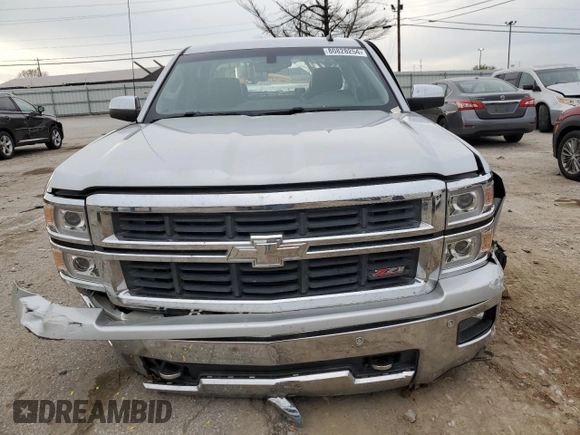 2014 Chevrolet Silverado 1500 LTZ with VIN 1GCVKSEC9EZ244165, listed as a Copart auction lot 80828254 with 137,289 mi miles and Salvage Title. Bid and sale history available at DreamBid. Image 5.