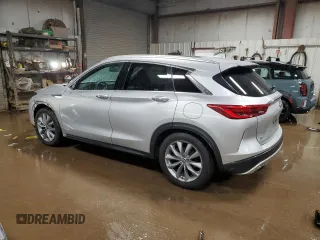 2019 Infiniti QX50 Essential with VIN 3PCAJ5M37KF128971, listed as a Copart auction lot 49388565 with 74,931 mi miles and Salvage Title. Bid and sale history available at DreamBid. Image 2.