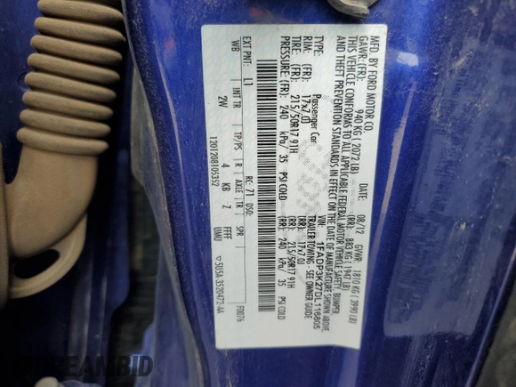 2013 Ford Focus SE with VIN 1FADP3K27DL116805, listed as a Copart auction lot 47143705 with 283,413 mi miles and Salvage Title. Bid and sale history available at carsss.com. Image 13.