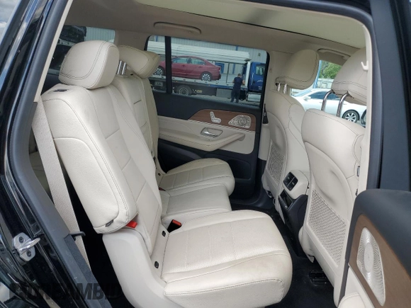 2022 Mercedes-Benz GLS 450 with VIN 4JGFF5KE5NA716162, listed as a Copart auction lot 67067154 with 64,142 mi miles and Salvage Title. Bid and sale history available at DreamBid. Image 12.