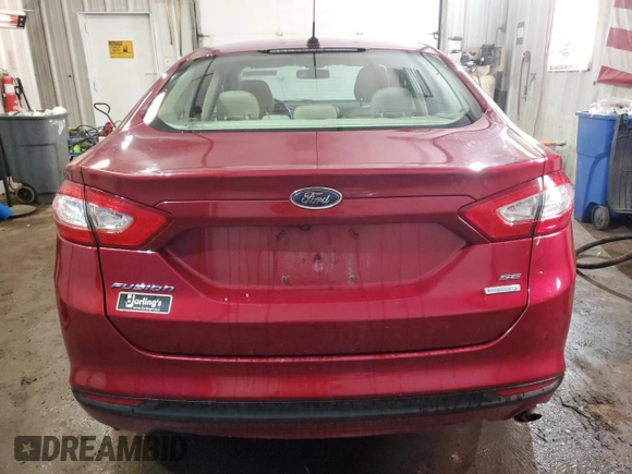 2014 Ford Fusion SE with VIN 3FA6P0HDXER223365, listed as a Copart auction lot 49803155 with 115,657 mi miles and Salvage Title. Bid and sale history available at carsss.com. Image 6.