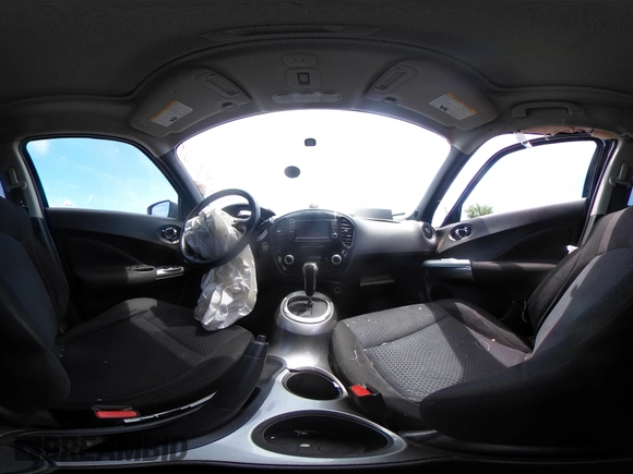 2015 Nissan Juke SV with VIN JN8AF5MVXFT550503, listed as a IAAI auction lot 42245020 with 112,957 mi miles and . Bid and sale history available at DreamBid. Image 18.