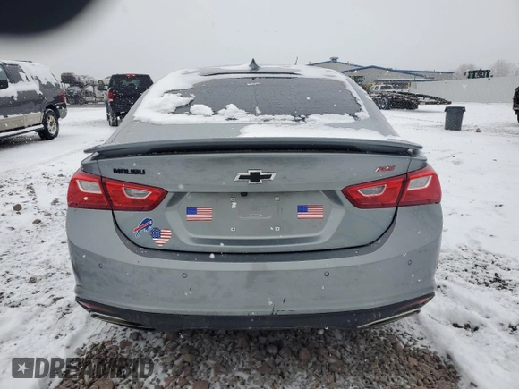 2023 Chevrolet Malibu RS with VIN 1G1ZG5ST0PF148236, listed as a Copart auction lot 51751595 with 35,343 mi miles and Salvage Title. Bid and sale history available at DreamBid. Image 6.