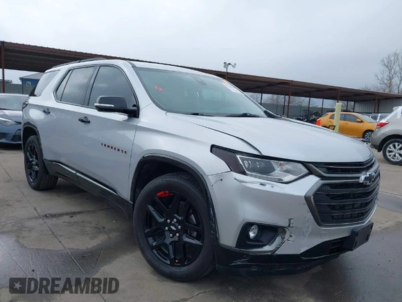 2019 Chevrolet Traverse Premier with VIN 1GNERKKW3KJ249387, listed as a IAAI auction lot 41710505 with 65,191 mi miles. Bid and sale history available at carsss.com. Image 1.