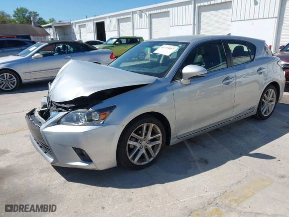 2016 Lexus CT 200h Hybrid with VIN JTHKD5BH9G2254560, listed as a IAAI auction lot 41773017 with 91,404 mi miles. Bid and sale history available at carsss.com. Image 2.