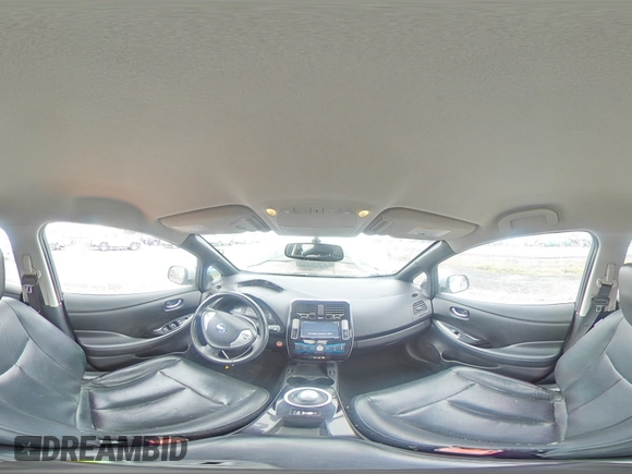 2013 Nissan LEAF SL with VIN 1N4AZ0CP9DC413421, listed as a Copart auction lot 54562415 with 84,490 mi miles and Salvage title. Bid and sale history available at DreamBid. Image 14.