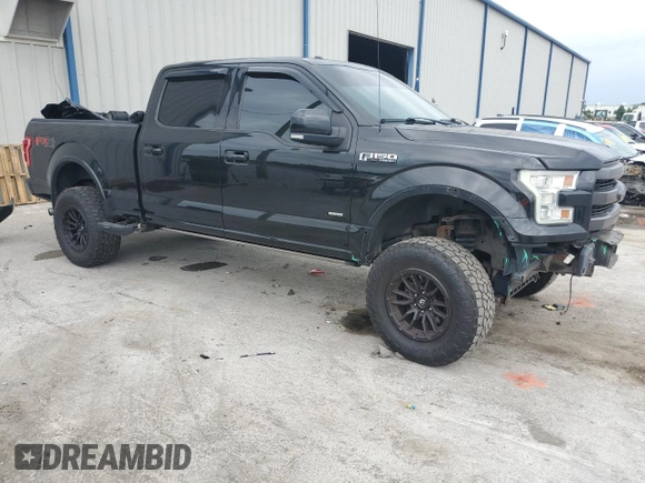 2015 Ford F-150 XLT with VIN 1FTFW1EG3FFC98361, listed as a Copart auction lot 52136965 with 95,135 mi miles and Salvage Title. Bid and sale history available at carsss.com. Image 4.