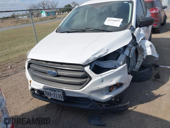 2018 Ford Escape S with VIN 1FMCU0F70JUD36517, listed as a IAAI auction lot 41524031 with 1 mi miles. Bid and sale history available at carsss.com. Image 13.