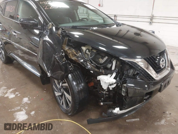 2017 Nissan Murano SL with VIN 5N1AZ2MHXHN106410, listed as a IAAI auction lot 41882207 with 152,876 mi miles and . Bid and sale history available at carsss.com. Image 6.