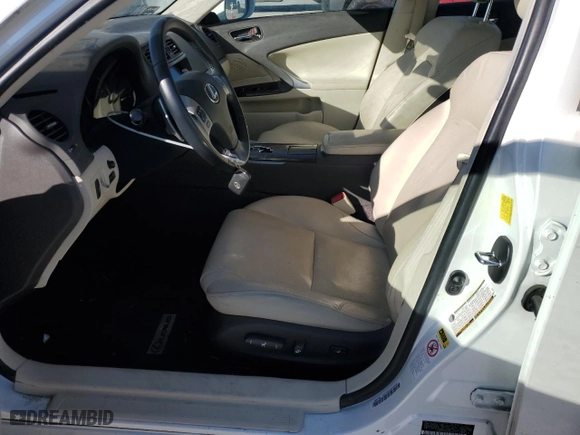 2011 Lexus IS 350 with VIN JTHBE5C28B5026712, listed as a Copart auction lot 89072505 with 92,776 mi miles and Salvage Title. Bid and sale history available at carsss.com. Image 7.
