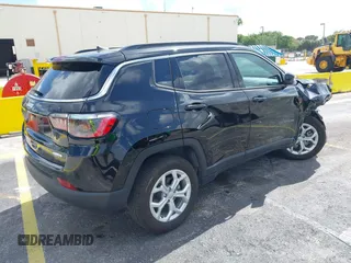 2024 Jeep Compass Latitude with VIN 3C4NJDBN5RT154383, listed as a IAAI auction lot 41938003 with 18,883 mi miles and . Bid and sale history available at DreamBid. Image 4.