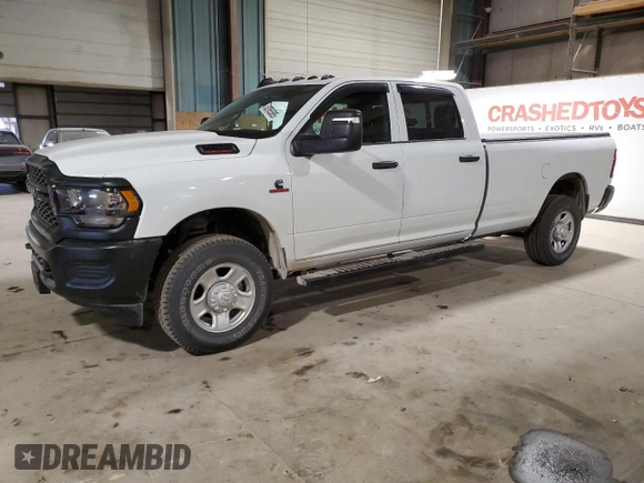 2024 Ram 2500 Tradesman with VIN 3C6UR5HL6RG328526, listed as a Copart auction lot 53065585 with 4,641 mi miles and Salvage title. Bid and sale history available at DreamBid. Image 1.