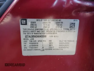 2010 GMC Terrain SLE-2 with VIN 2CTALDEW2A6403586, listed as a Copart auction lot 63490915 with 132,648 mi miles and Salvage title. Bid and sale history available at DreamBid. Image 13.