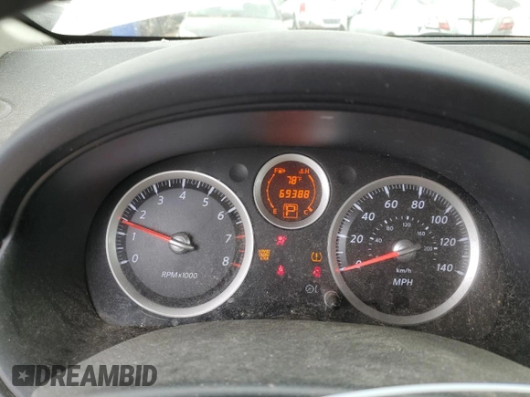 2011 Nissan Sentra SR with VIN 3N1AB6AP1BL706349, listed as a Copart auction lot 64550934 with 69,388 mi miles and Clean Title. Bid and sale history available at DreamBid. Image 9.