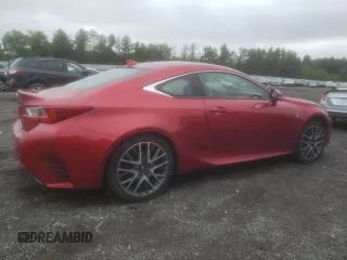 2015 Lexus RC 350 F Sport z VIN JTHSE5BC9F5002273, wystawiony jako Copart lot #58706285 z przebiegiem 105 602 mil mil oraz Szkoda całkowita • Salvage title. Historia ofert i sprzedaży dostępna na DreamBid. Obrazek 3.