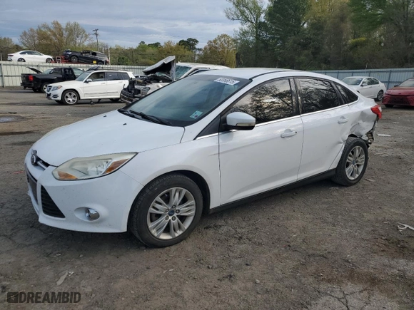 2012 Ford Focus SEL with VIN 1FAHP3H21CL316361, listed as a Copart auction lot 50066615 with 187,204 mi miles and Salvage Title. Bid and sale history available at carsss.com. Image 1.