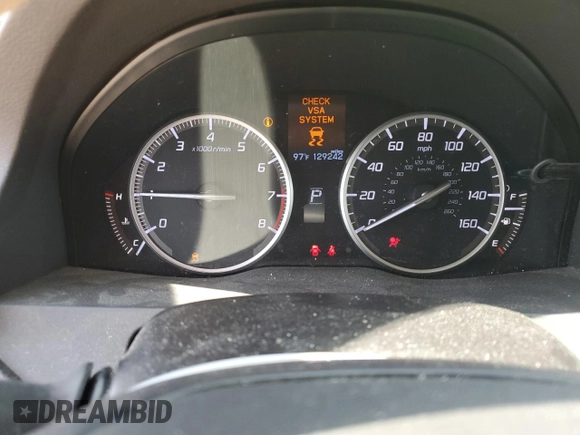 2016 Acura RDX Technology with VIN 5J8TB4H56GL012825, listed as a Copart auction lot 61005445 with 129,242 mi miles and Salvage title. Bid and sale history available at DreamBid. Image 9.