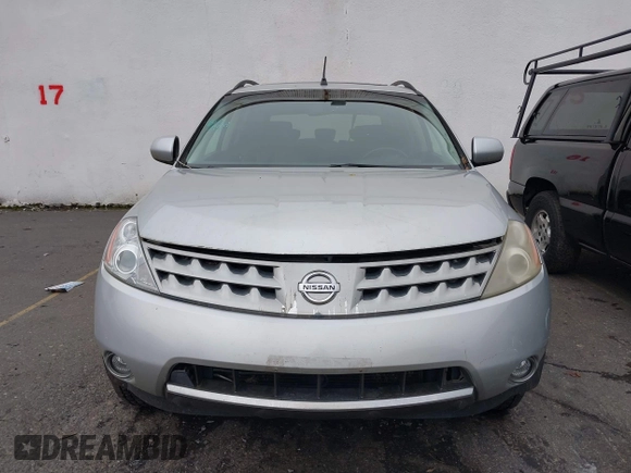 2007 Nissan Murano S with VIN JN8AZ08W47W624088, listed as a IAAI auction lot 41620251 with 182,953 mi miles. Bid and sale history available at carsss.com. Image 6.