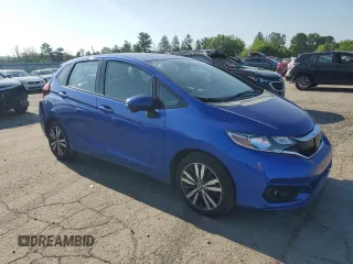 2018 Honda Fit EX with VIN 3HGGK5H82JM714373, listed as a Copart auction lot 62324065 with 75,222 mi miles and Salvage title. Bid and sale history available at DreamBid. Image 4.