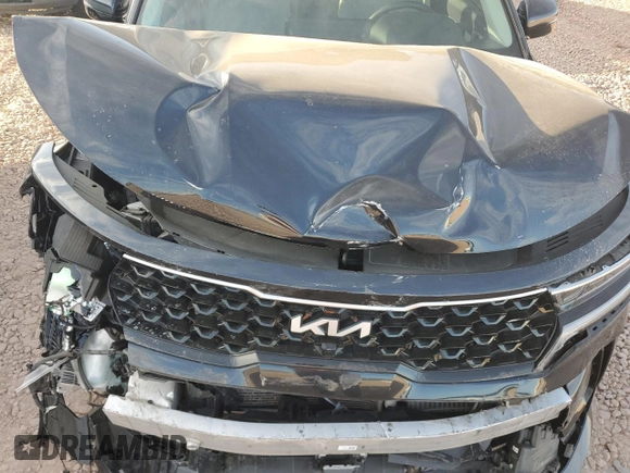 2023 Kia Sorento SX Prestige with VIN KNDRMDLH1P5205778, listed as a Copart auction lot 44644595 with 33,160 mi miles and Salvage title. Bid and sale history available at DreamBid. Image 11.