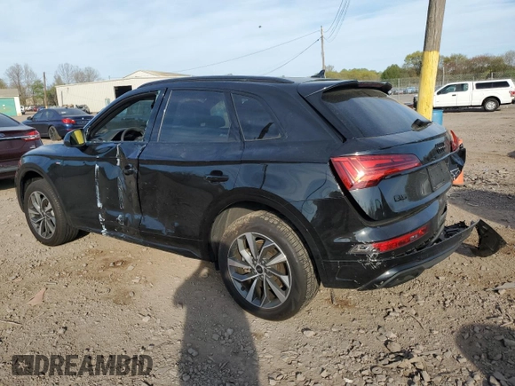 2024 Audi Q5 S line Premium z VIN WA1GAAFY6R2112201, wystawiony jako Copart lot #54532985 z przebiegiem 10 795 mil mil oraz Szkoda całkowita • Salvage title. Historia ofert i sprzedaży dostępna na DreamBid. Obrazek 2.