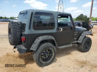 1999 Jeep Wrangler Sport with VIN 1J4FY19S9XP423684, listed as a Copart auction lot 55079455 with 149,756 mi miles and Salvage Title. Bid and sale history available at carsss.com. Image 3.