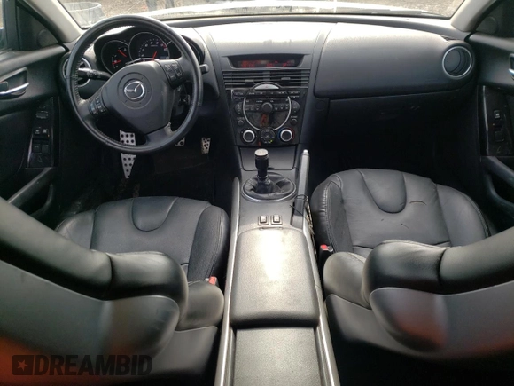 2005 Mazda RX-8 with VIN JM1FE173050145886, listed as a Copart auction lot 71110404 with 66,894 mi miles and Salvage Title. Bid and sale history available at carsss.com. Image 8.