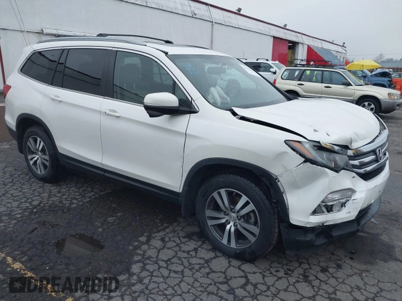 2016 Honda Pilot EX-L with VIN 5FNYF6H78GB092265, listed as a IAAI auction lot 41312700 with 52,101 mi miles. Bid and sale history available at carsss.com. Image 1.