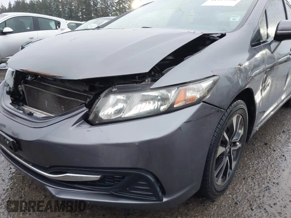 2014 Honda Civic Sedan EX with VIN 2HGFB2F82EH532528, listed as a IAAI auction lot 41129996 with 80,840 mi miles. Bid and sale history available at carsss.com. Image 6.