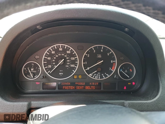 2006 BMW X5 3.0i with VIN 5UXFA13596LY39333, listed as a Copart auction lot 74065624 with 209,454 mi miles and Salvage Title. Bid and sale history available at carsss.com. Image 9.