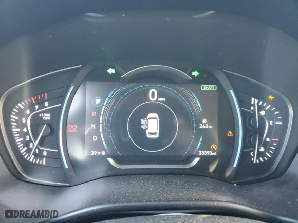 2019 Hyundai Santa Fe SEL with VIN 5NMS33AD1KH111274, listed as a Copart auction lot 44446505 with 33,393 mi miles and Salvage Title. Bid and sale history available at carsss.com. Image 9.