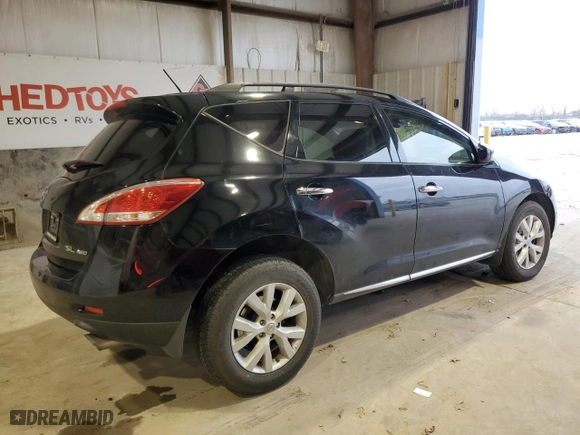 2012 Nissan Murano SL with VIN JN8AZ1MW9CW234657, listed as a Copart auction lot 47888065 with 117,790 mi miles and Salvage Title. Bid and sale history available at carsss.com. Image 3.