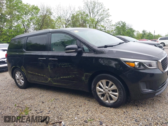 2016 Kia Sedona LX with VIN KNDMB5C15G6163280, listed as a IAAI auction lot 42192788 with 116,516 mi miles and . Bid and sale history available at DreamBid. Image 13.