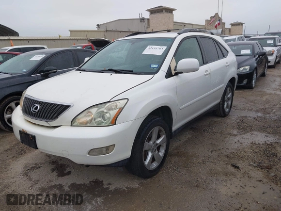 2005 Lexus RX 330 with VIN JTJGA31UX50054571, listed as a IAAI auction lot 42193763 with 215,321 mi miles. Bid and sale history available at carsss.com. Image 2.