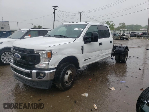 2022 Ford F-350 XL with VIN 1FT8W3DT9NEC54131, listed as a Copart auction lot 58388605 with 322,061 mi miles and Clean title. Bid and sale history available at DreamBid. Image 1.